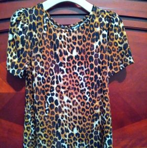 Express Cheetah Print Top